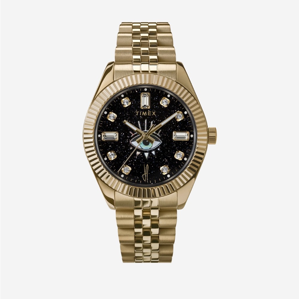 NWT Timex x Jacquie Aiche 36mm Stainless Steel Bracelet Watch